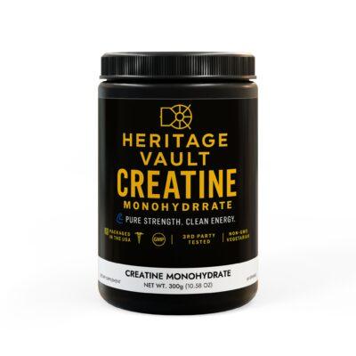 Creatine Monohydrate Supplement (300g, 10.58oz) 💪 Heritage Vault™