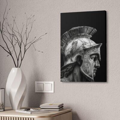 Ancient Stone Soldier 🏛️🛡️Canvas Stretched, 1.5''
