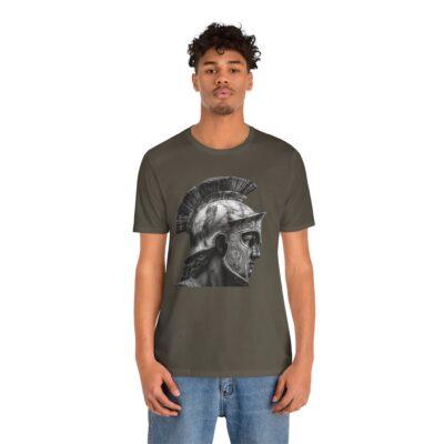 🏺 Ancient Warrior Legacy – Stone Bust Edition 💀 T-shirt