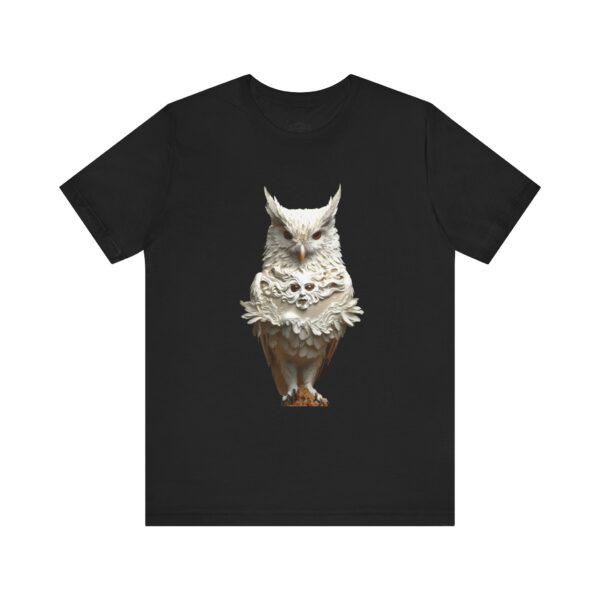 🦉 Mystic Owl & Enigmatic Woman – Visionary Fusion Edition 🦉 T-shirt - Image 4