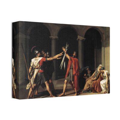 Oath of the Horatii 1784 - Jacques-Louis David Canvas Stretched, 1.5''