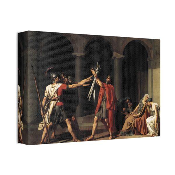 Oath of the Horatii 1784 - Jacques-Louis David Canvas Stretched, 1.5''