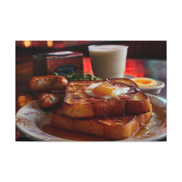 French Toast Sausage Canvas Stretched, 1.5''