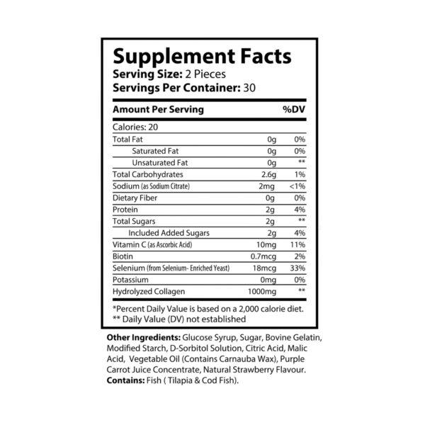 Collagen Gummies (60 Gummies) Heritage Vault - Image 6