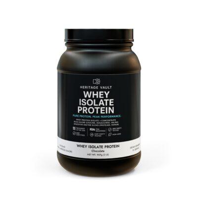 Whey Isolate Protein Supplement (907g, 2lb) Heritage Vault