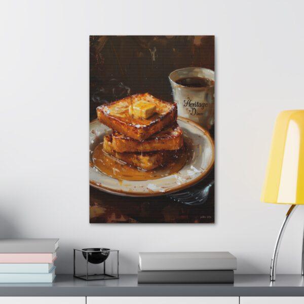 French Toast Butter Painted Canvas Stretched, 1.5'' - Image 4