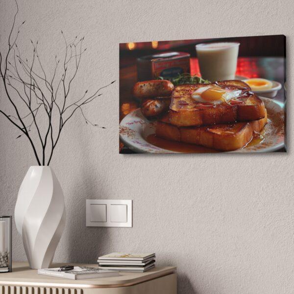 French Toast Sausage Canvas Stretched, 1.5'' - Image 4