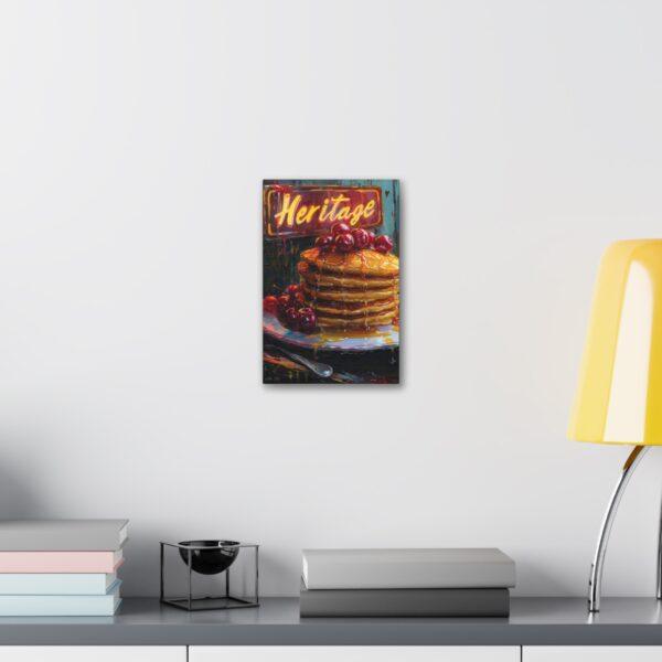 Cherry Pancakes Painted Canvas Stretched, 1.5'' - Image 3