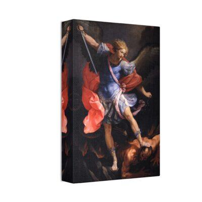 The Archangel Michael defeating Satan 1636 - Guido Reni - Canvas Stretched, 1.5''