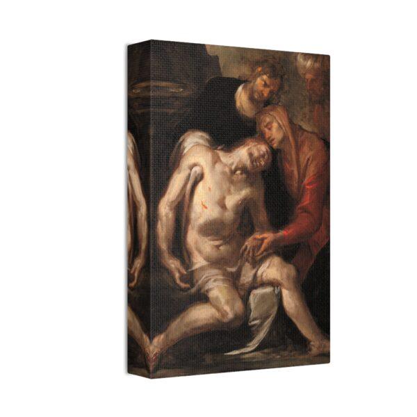 Pietà - Gioacchino Assereto - Canvas Stretched, 1.5''