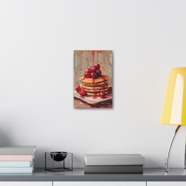 Cherry Pancake Painting Canvas Stretched, 1.5'' - Image 3
