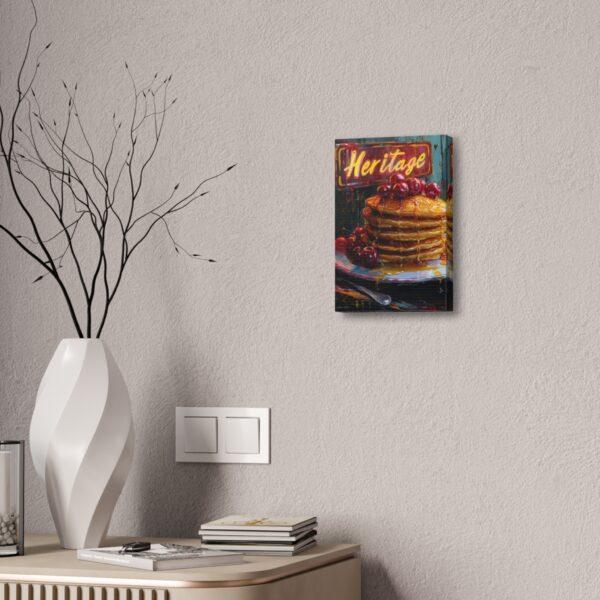 Cherry Pancakes Painted Canvas Stretched, 1.5'' - Image 4