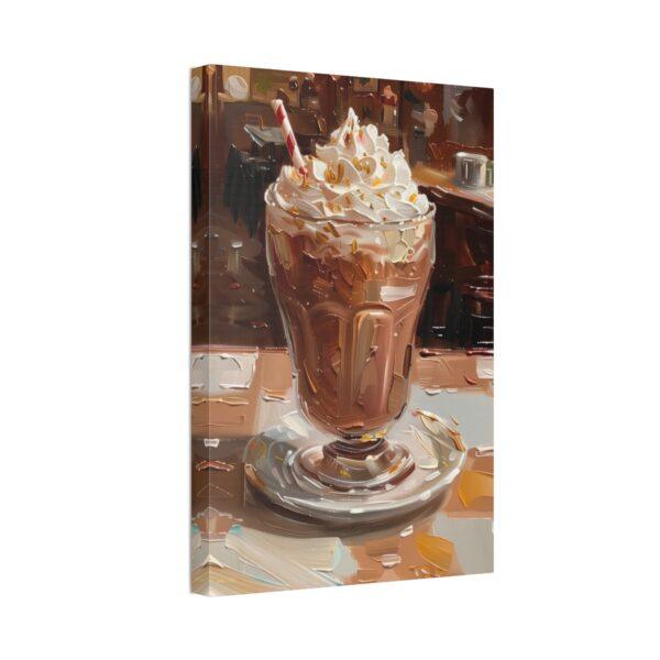 Chocolate Milk Painted Canvas Stretched, 1.5'' - Image 3