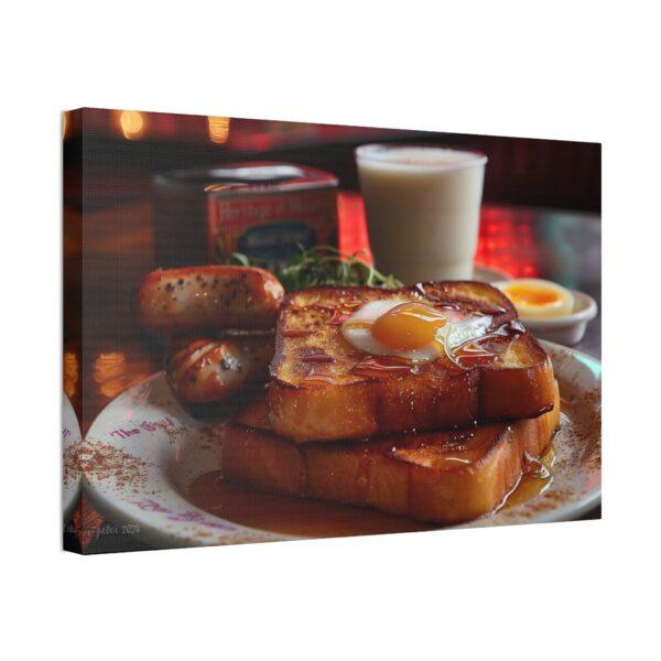 French Toast Sausage Canvas Stretched, 1.5'' - Image 2