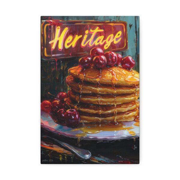 Cherry Pancakes Painted Canvas Stretched, 1.5'' - Image 2