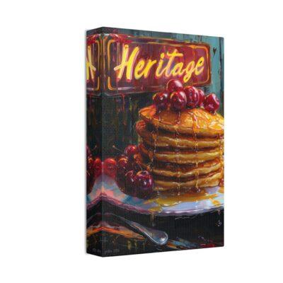 Cherry Pancakes Painted Canvas Stretched, 1.5''