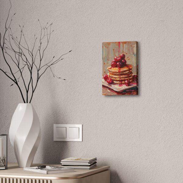 Cherry Pancake Painting Canvas Stretched, 1.5'' - Image 4