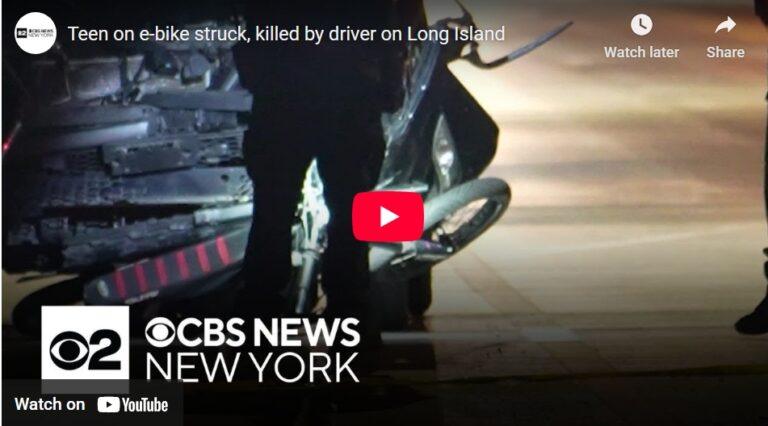 🚨 DWI Crash Kills E-Bike Rider in Melville