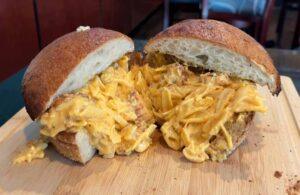The Story Behind Our Latest Obsession: “Rosalie’s” Buffalo Chicken Bread Bowl!