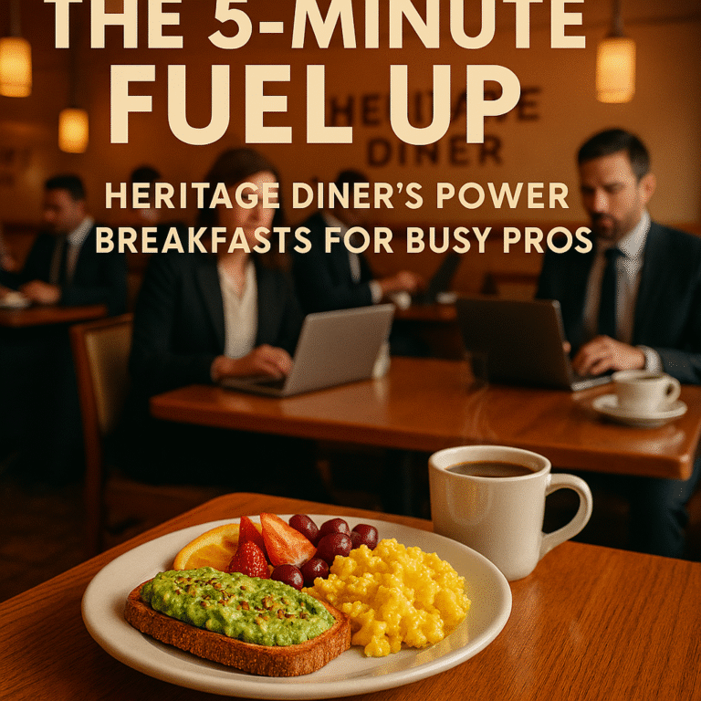 The 5-Minute Fuel Up: Heritage Diner’s Power Breakfasts for Busy Pros